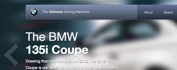 BMW 135i website